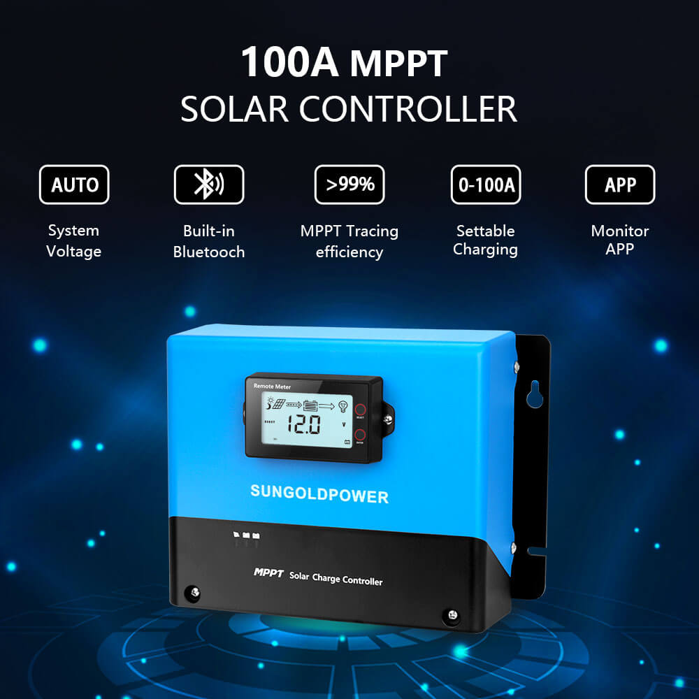 Sungold Power 100 Amp MPPT Solar Charge Controller SGC4825100A