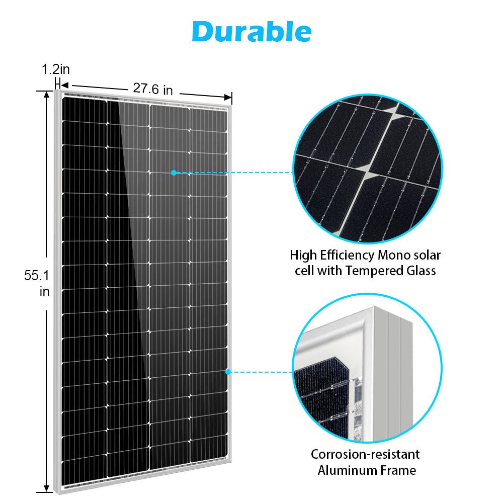 Sungold Power 200 Watt Monocrystalline Solar Panel SG-2P200WM