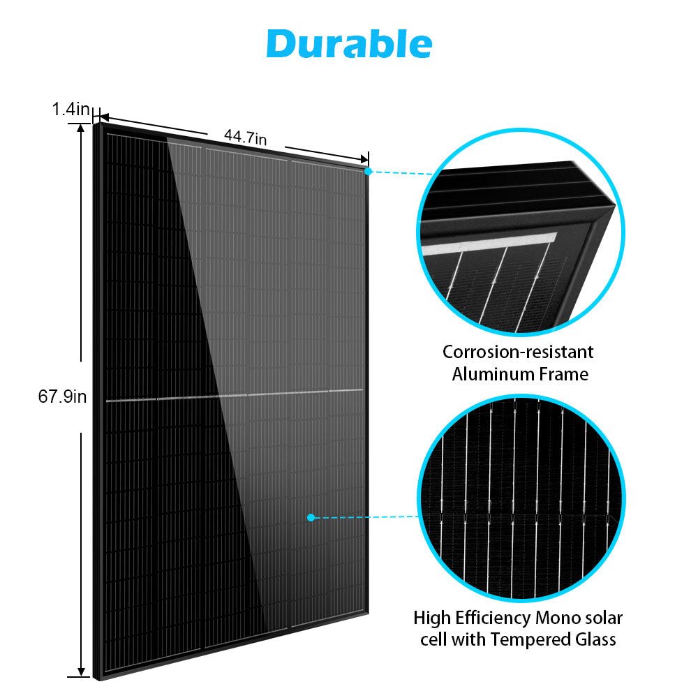 Sungold Power 415W MONO BLACK PERC SOLAR PANEL FULL PALLET (32 PANELS) SG415WM