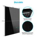 415W MONO BLACK PERC SOLAR PANEL FULL PALLET (32 PANELS) UL 61730