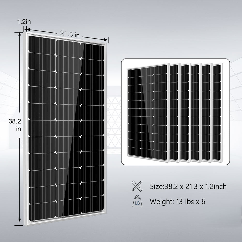 Sungold Power Off Grid Solar Kit 3000W Inverter 12VDC 120V Output LifePO4 Battery 600 watt Solar Back Up SGK-PRO3