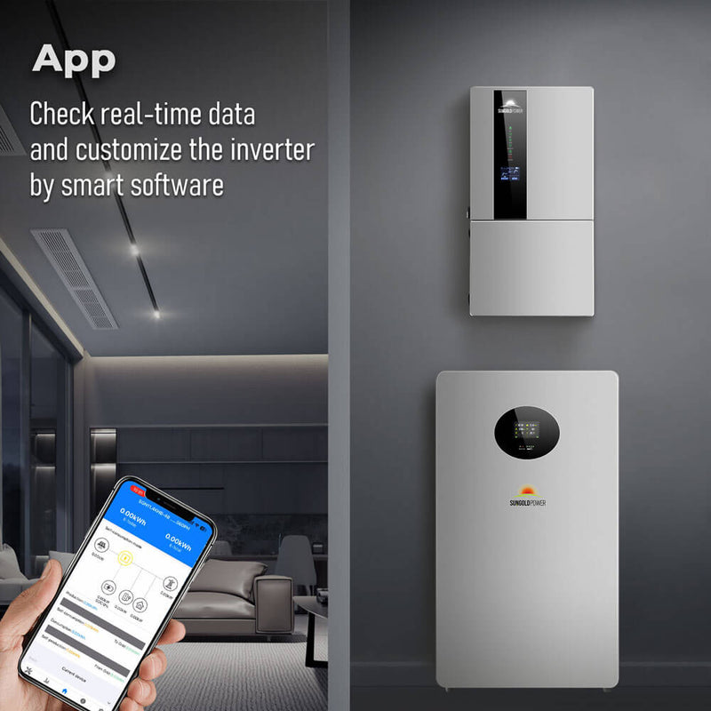 7.6KW Hybrid Inverter 48V Split Phase SGN7.6K1HB-48