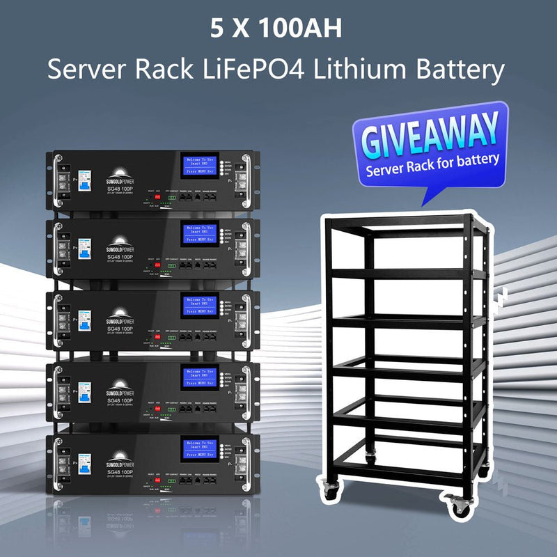 Off-Grid Solar Kits 12kW/15kW/18kW Options 120V/240V with 48v LiFePO4 Lithium Batteries & 415w Solar Panels