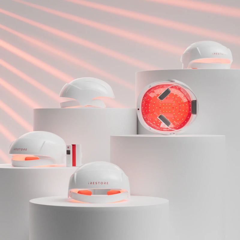 iRESTORE Laser Essential Laser Hair Growth System - FDA-Cleared Red Light Therapy for Hair Regrowth