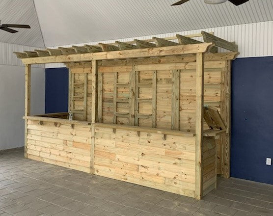 Taverns-To-Go 16 x 6 ft The Forest Hill Backyard Patio Bar