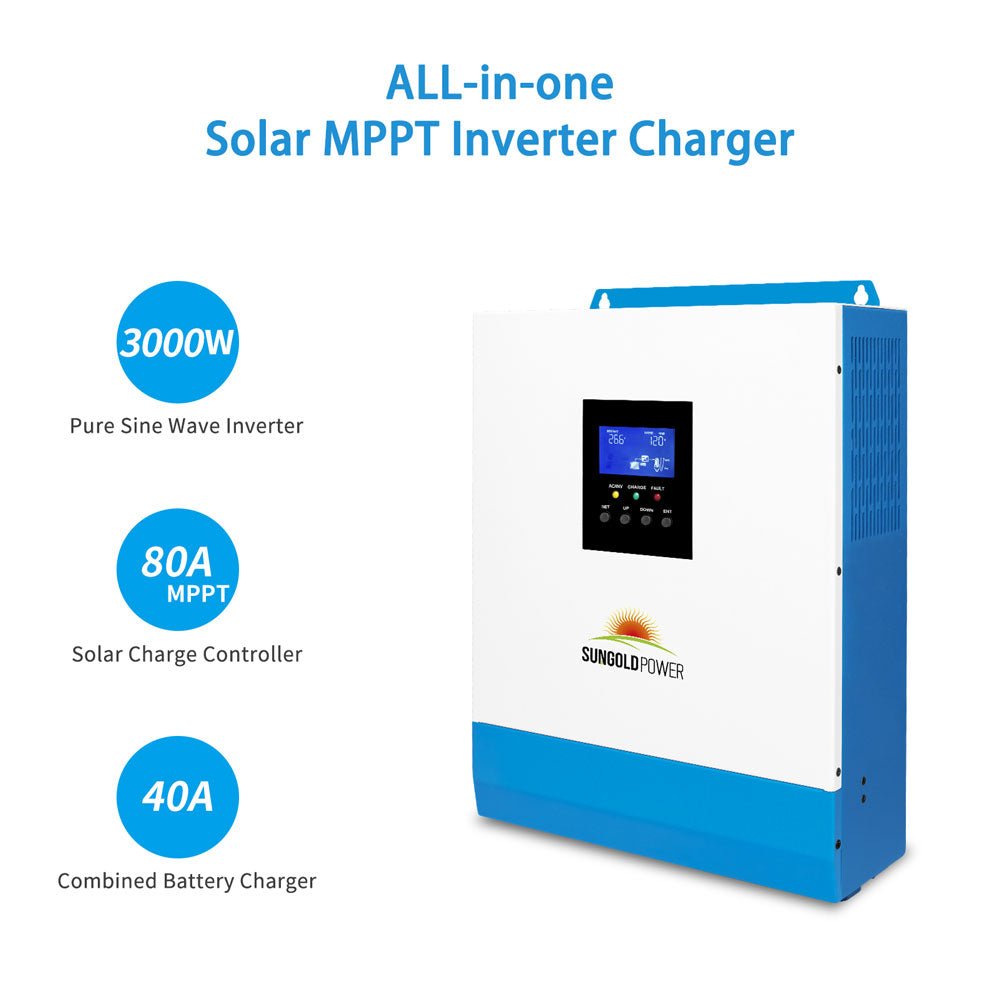 Sungold Power 3000W 24V Solar Inverter Charger SPH302480A