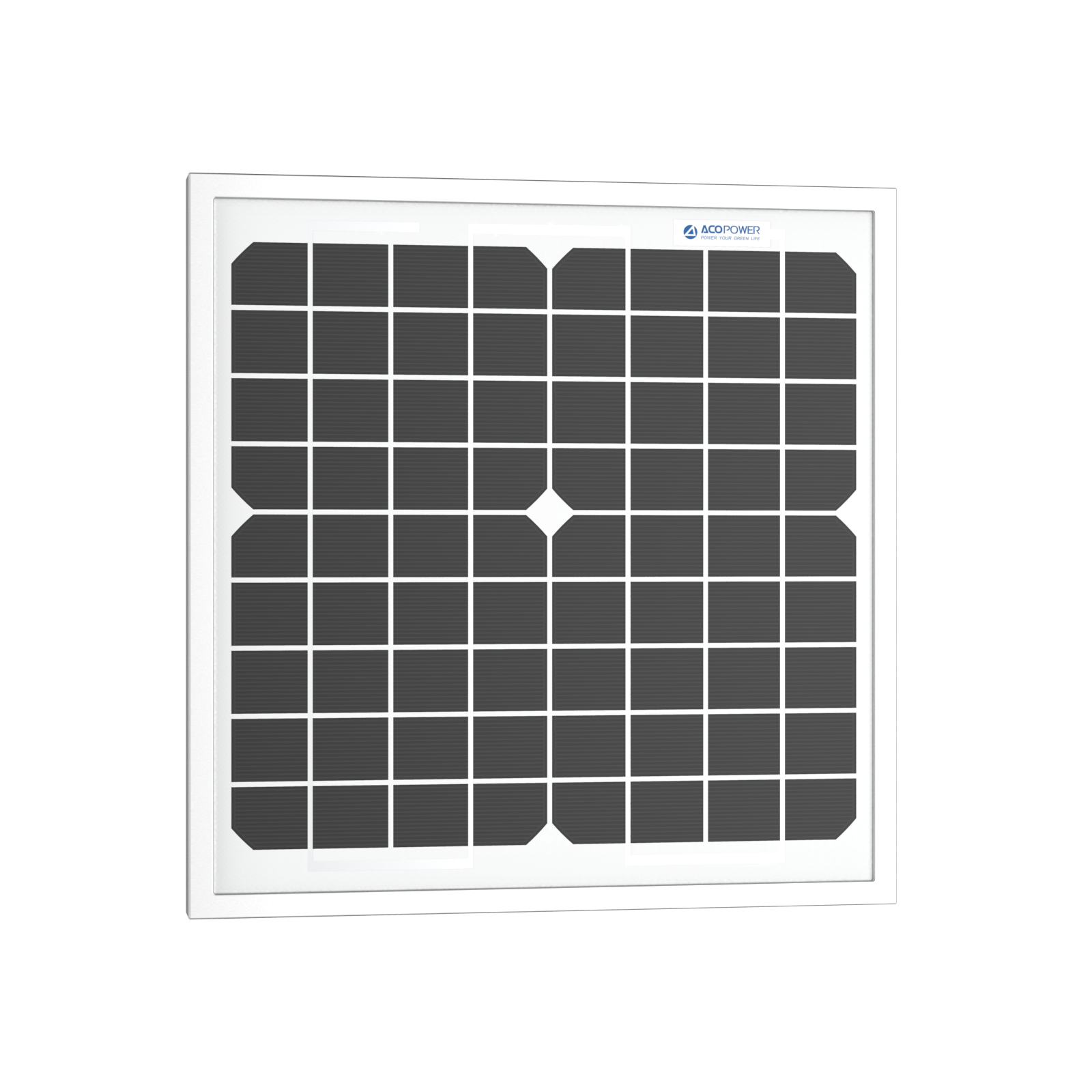 ACOPower 10W Mono Solar Panel for 12V Battery Charging RV Boat, Off Grid