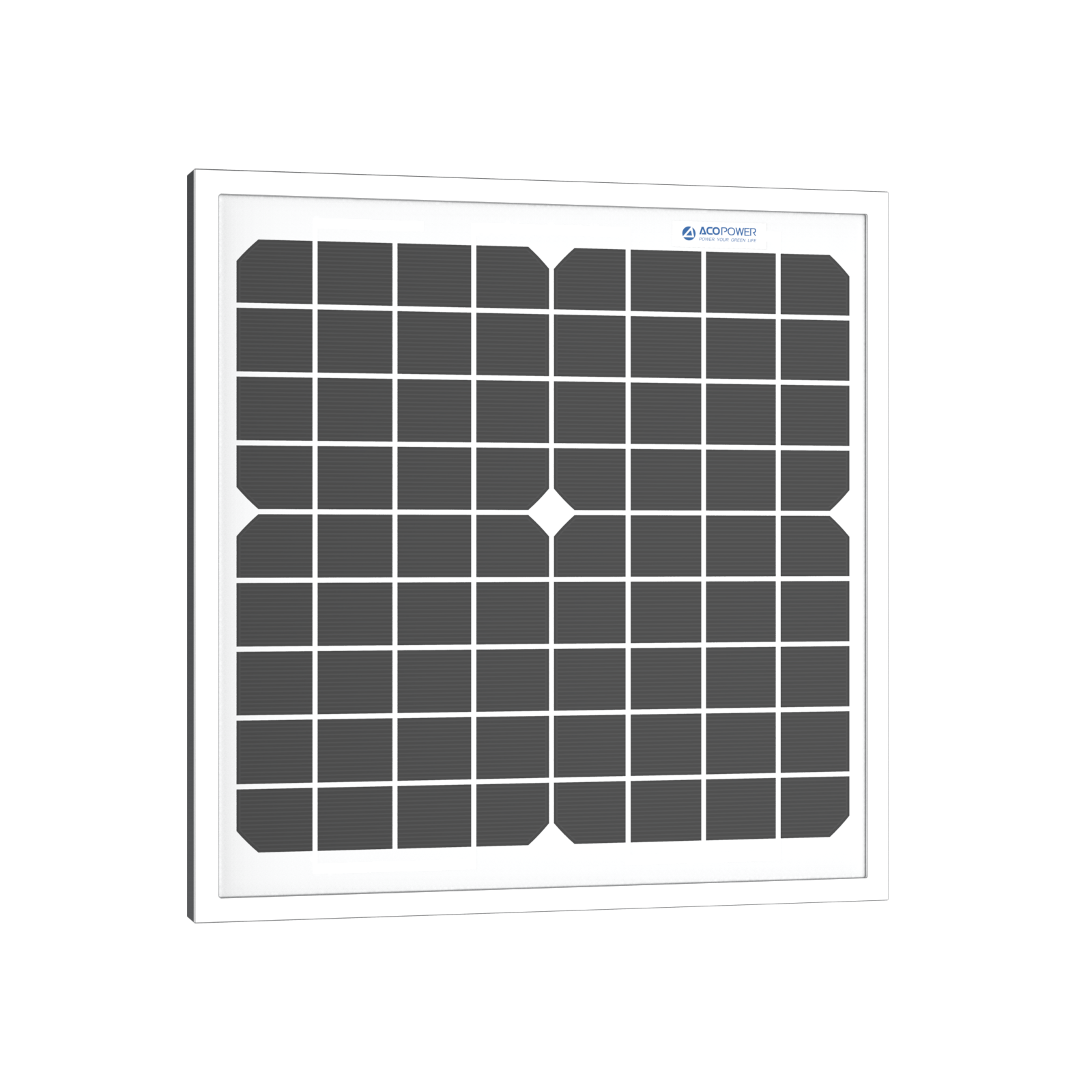 ACOPower 10W Mono Solar Panel for 12V Battery Charging RV Boat, Off Grid