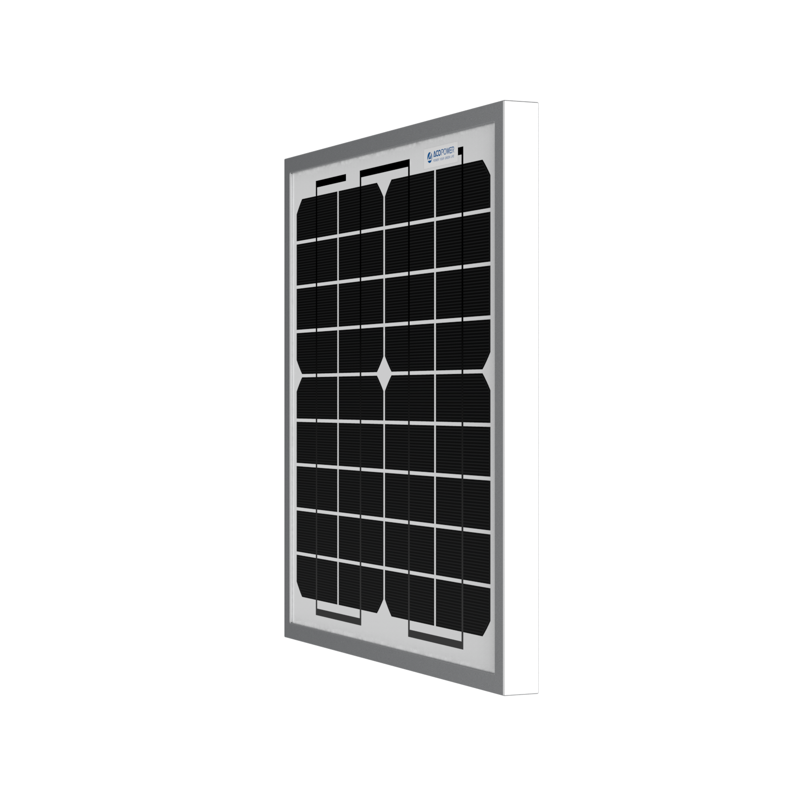 ACOPower 10W Mono Solar Panel for 12V Battery Charging RV Boat, Off Grid