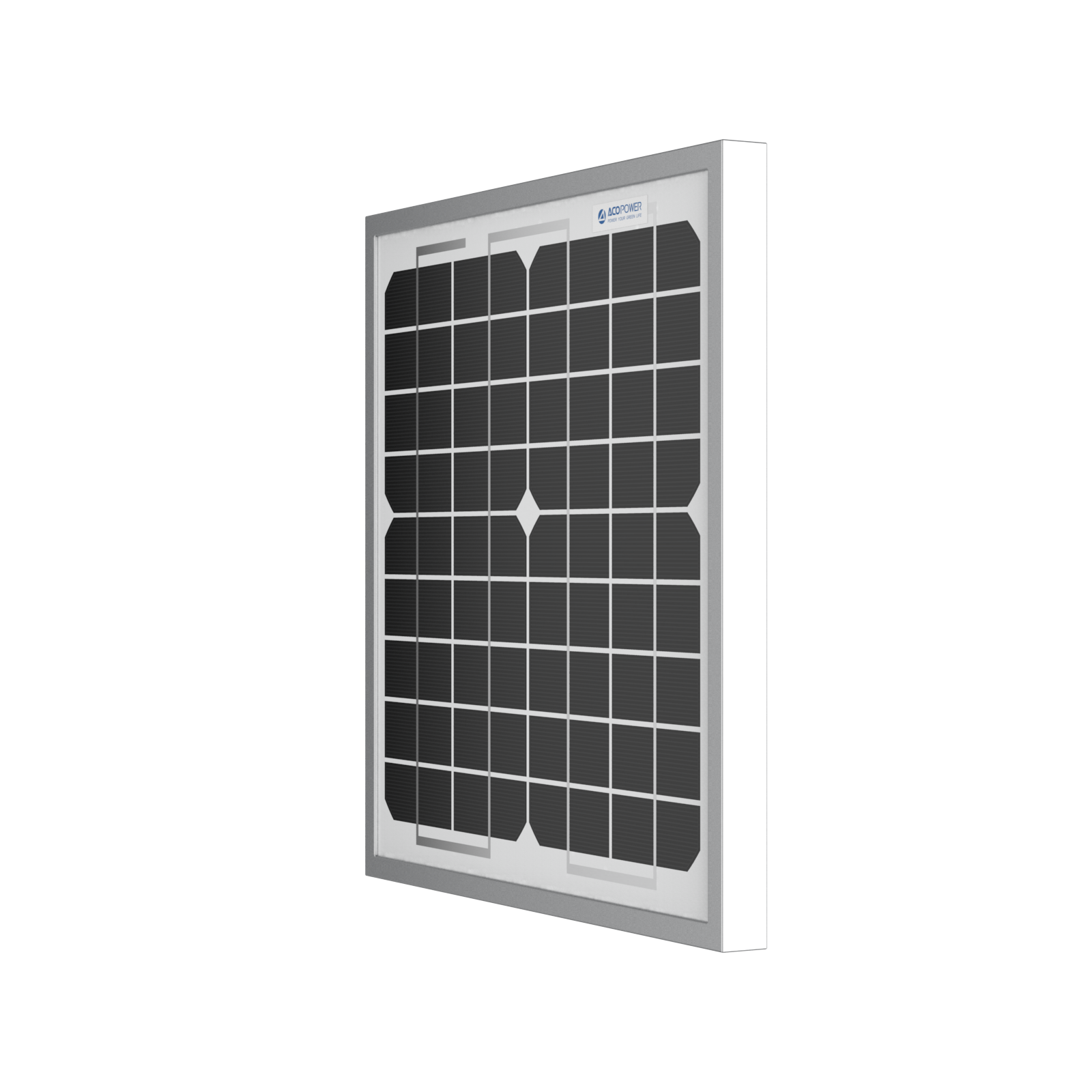 ACOPower 10W Mono Solar Panel for 12V Battery Charging RV Boat, Off Grid