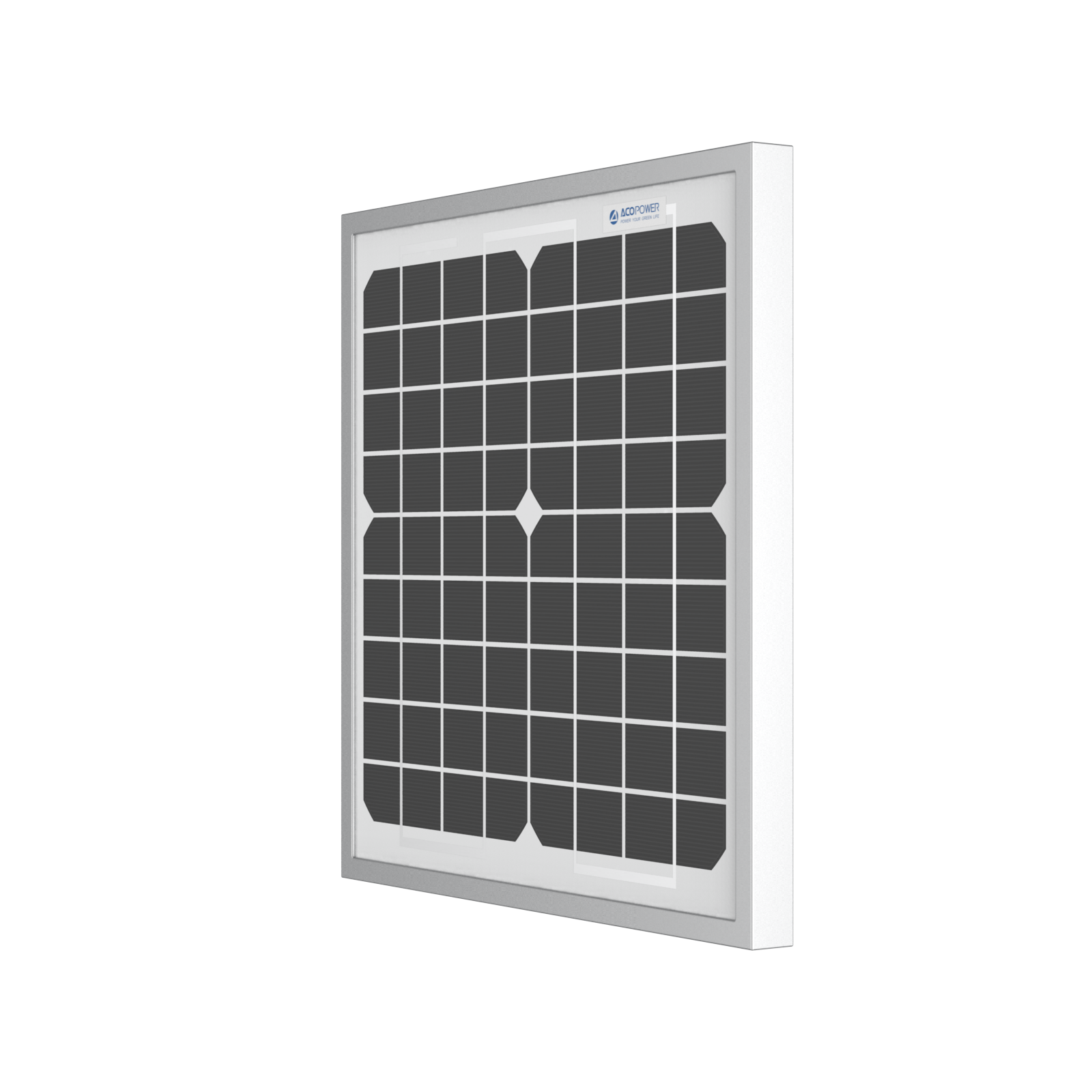 ACOPower 10W Mono Solar Panel for 12V Battery Charging RV Boat, Off Grid