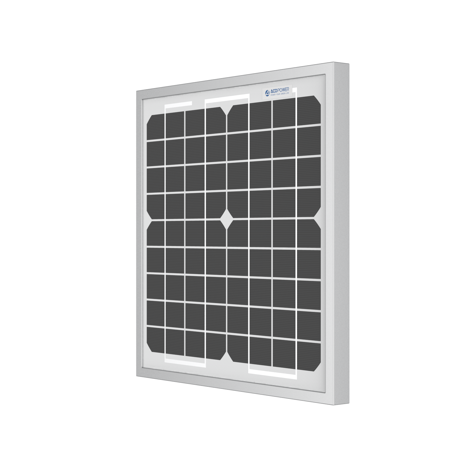 ACOPower 10W Mono Solar Panel for 12V Battery Charging RV Boat, Off Grid