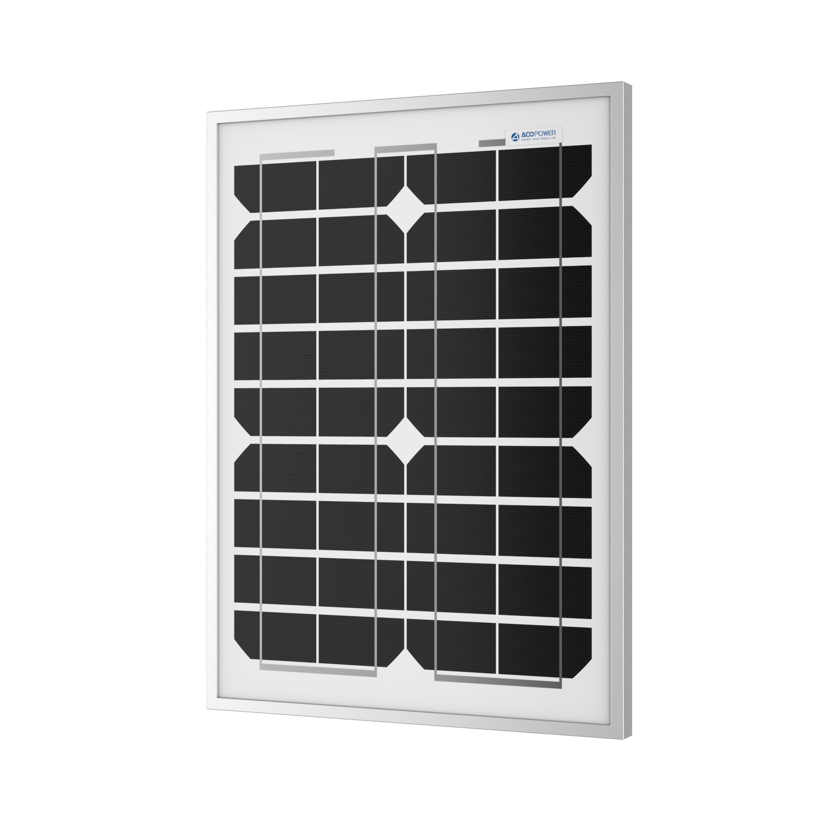 ACOPower 20 Watt Mono Solar Panel for 12 V Battery Charging, Off Grid