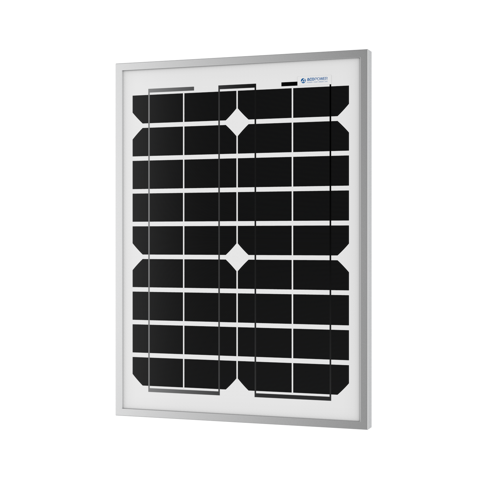 ACOPower 20 Watt Mono Solar Panel for 12 V Battery Charging, Off Grid