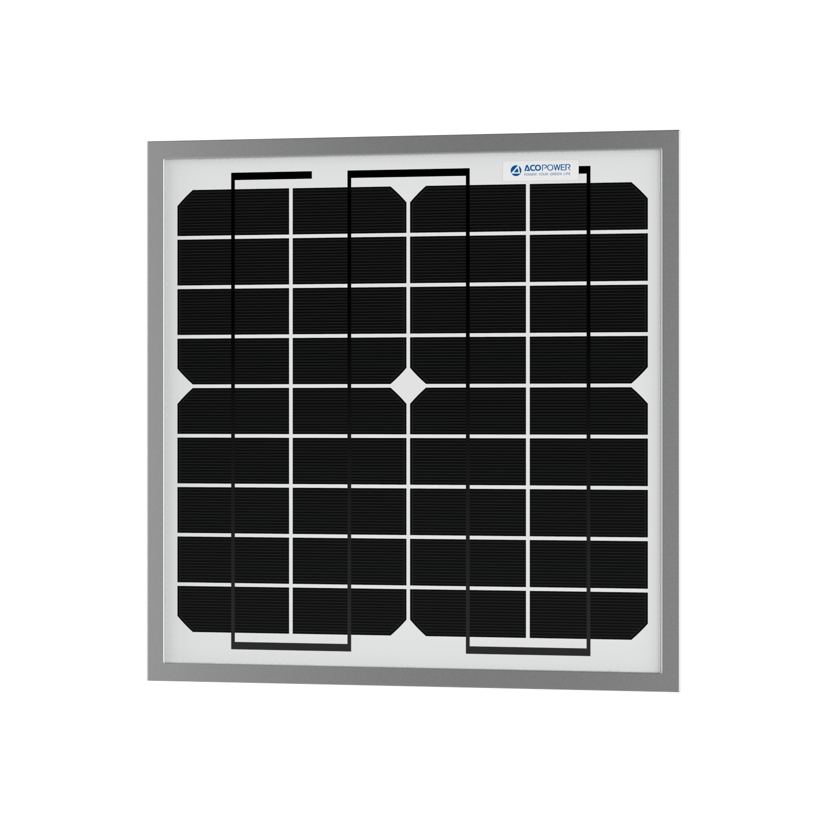 ACOPower 10W Mono Solar Panel for 12V Battery Charging RV Boat, Off Grid