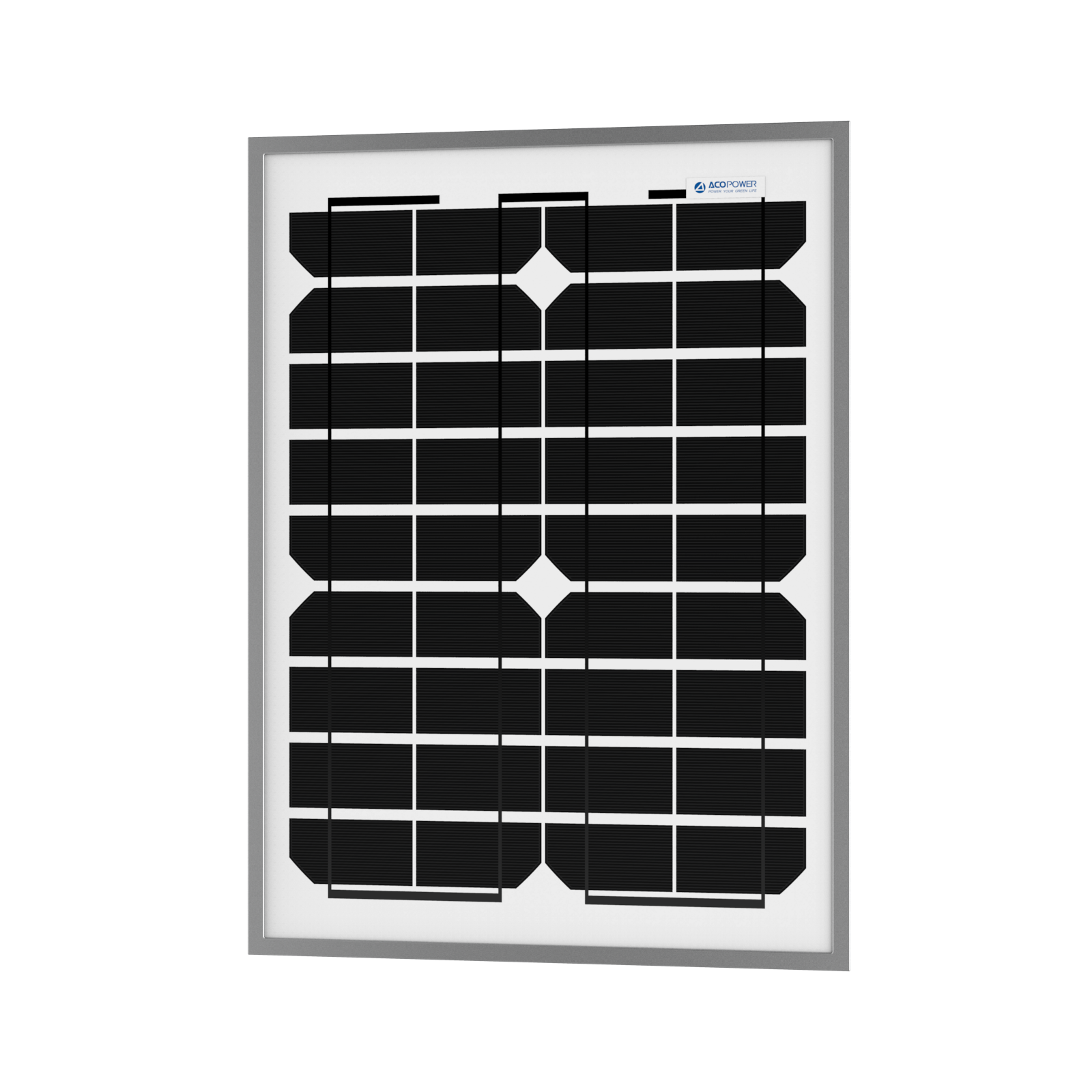 ACOPower 20 Watt Mono Solar Panel for 12 V Battery Charging, Off Grid