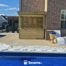 Taverns-To-Go 9 x 6 ft Castlebar Deluxe Backyard Patio Bar (MEDIUM)