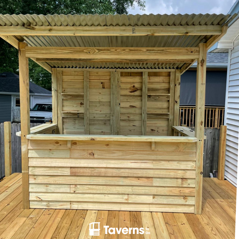 Taverns-To-Go 8 x 5 ft The Castlebar Backyard Patio Bar (MEDIUM)