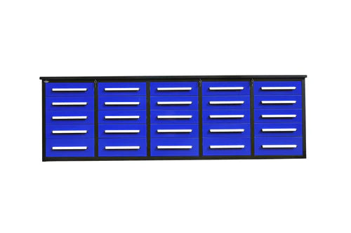 Chery Industrial 10' Workbench with Storage Drawers (25 Drawers) - WW000184