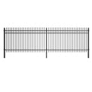 10x7 ft Steel Fence with 3 Rails, 30 Panels