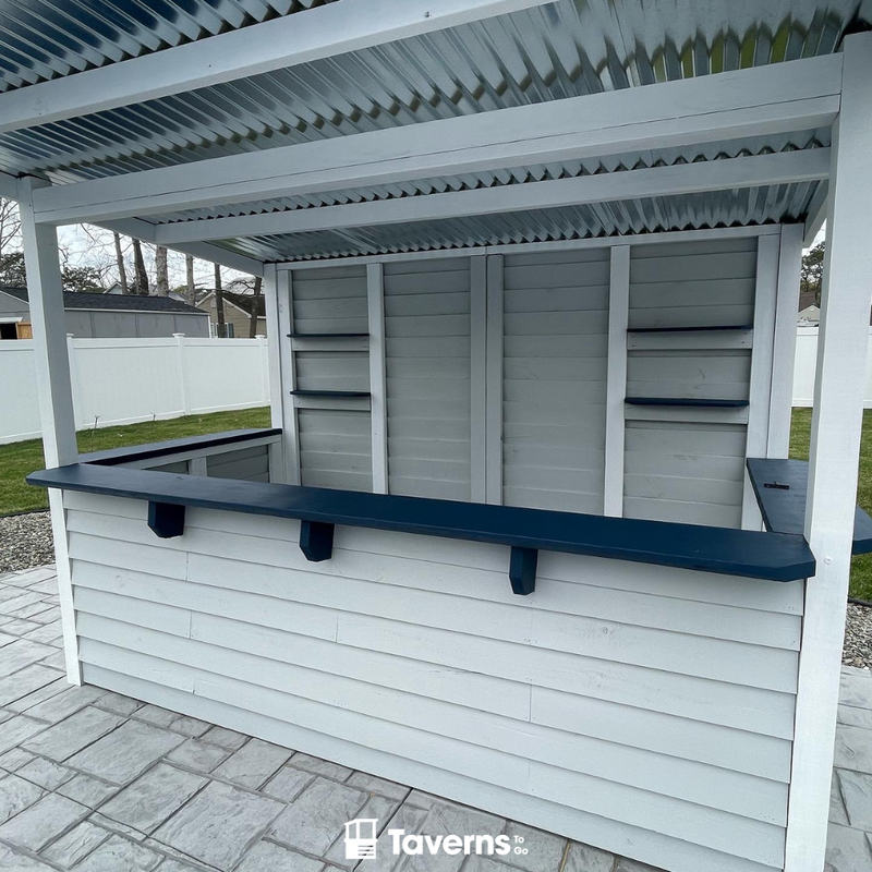 Taverns-To-Go 10 x 5 ft The Dunbar Backyard Patio Bar (LARGE)