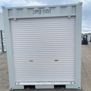 12' Small Cubic Shipping Container, Rollup Door