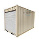 12' Small Cubic Shipping Container, Rollup Door