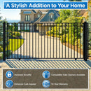 12x6 ft Steel Sliding Driveway Gate