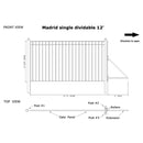 12x6 ft Steel Sliding Driveway Gate