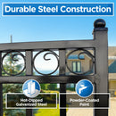 12x6 ft Steel Sliding Driveway Gate