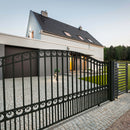 12x6 ft Steel Sliding Driveway Gate