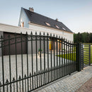 12x6 ft Steel Sliding Driveway Gate
