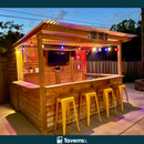 Taverns-To-Go 10 x 10 ft The Storehouse Backyard Patio Bar