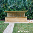 Taverns-To-Go 16 x 6 ft The Forest Hill Backyard Patio Bar