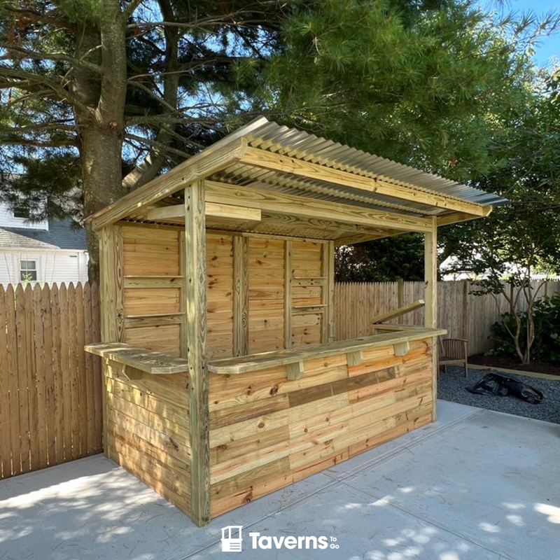 Taverns-To-Go 10 x 5 ft The Dunbar Backyard Patio Bar (LARGE)