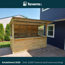 Taverns-To-Go 10 x 5 ft The Dunbar Backyard Patio Bar (LARGE)