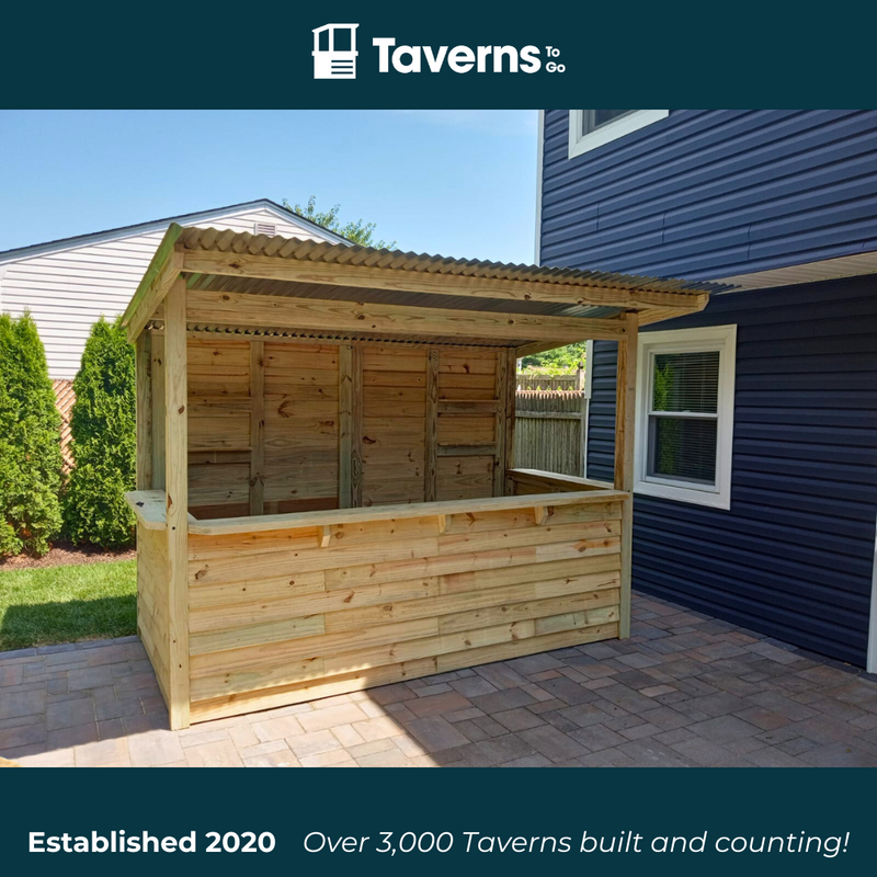 Taverns-To-Go 10 x 5 ft The Dunbar Backyard Patio Bar (LARGE)