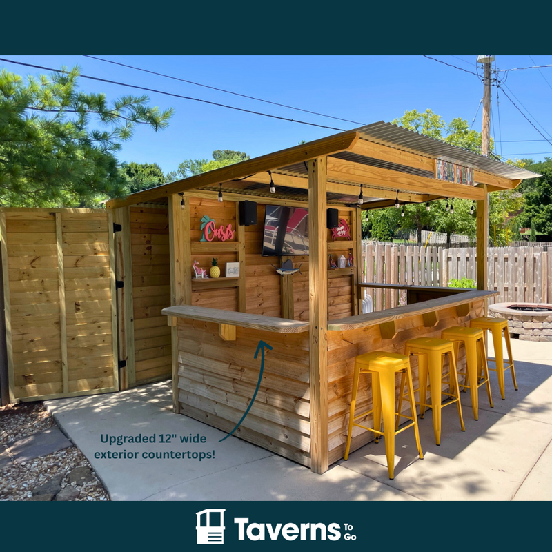 Taverns-To-Go 10 x 10 ft The Storehouse Backyard Patio Bar