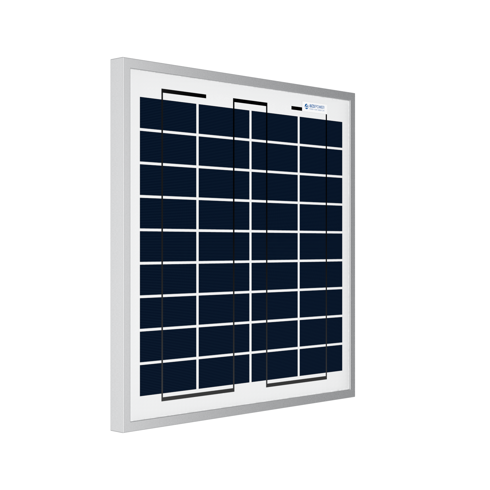 ACOPower 15W Polycrystalline Solar Panel for 12 Volt Battery Charging