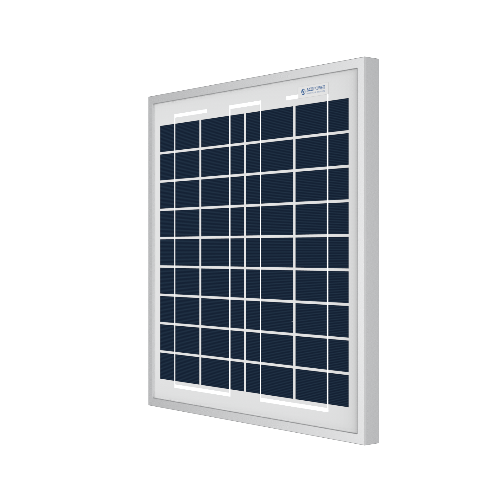 ACOPower 15W Polycrystalline Solar Panel for 12 Volt Battery Charging