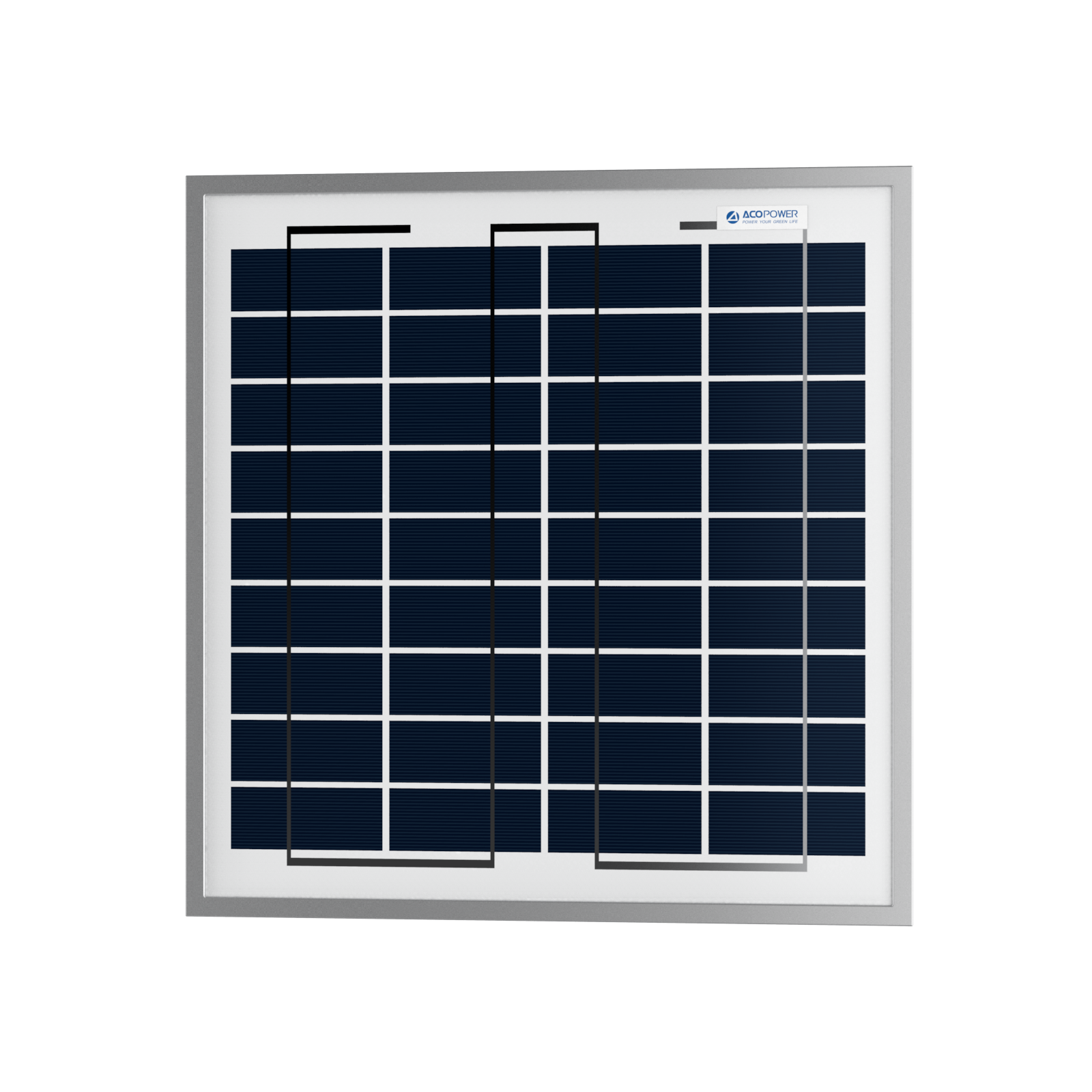 ACOPower 15W Polycrystalline Solar Panel for 12 Volt Battery Charging