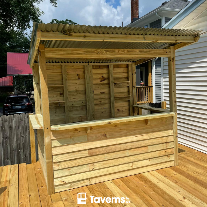 Taverns-To-Go 8 x 5 ft The Castlebar Backyard Patio Bar (MEDIUM)