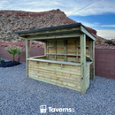 Taverns-To-Go 11 x 6 ft Dunbar Deluxe Backyard Patio Bar(LARGE)
