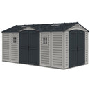 Duramax 15×8 ft APEX PRO Storage Shed With Foundation Kit