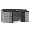 Duramax 15×8 ft APEX PRO Storage Shed With Foundation Kit