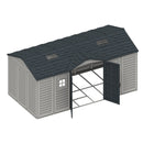 Duramax 15×8 ft APEX PRO Storage Shed With Foundation Kit