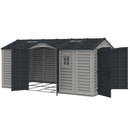 Duramax 15×8 ft APEX PRO Storage Shed With Foundation Kit