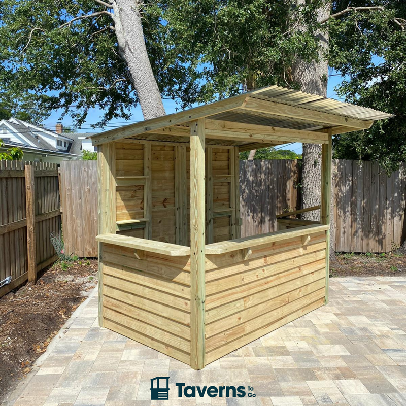 Taverns-To-Go 8 x 5 ft The Castlebar Backyard Patio Bar (MEDIUM)