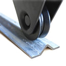 16ft Steel Sliding Driveway Gate with 5ft Pedestrian Gate