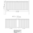 16x6 ft Steel Sliding Driveway Gate